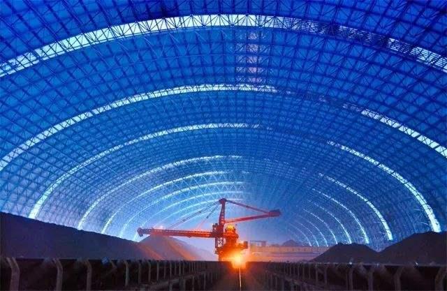 古交亿优钢构工程师为您解析原料场封闭技术的特点和类型